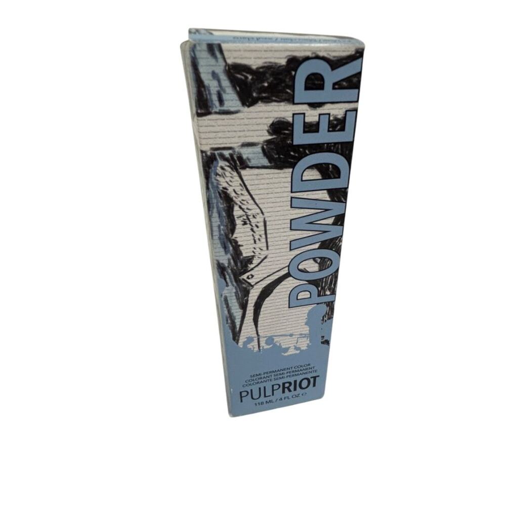 PulpRiot‎ Pulp Riot Semi-Permanent Hair Color Powder Light Blue 4 oz - Picture 2 of 8